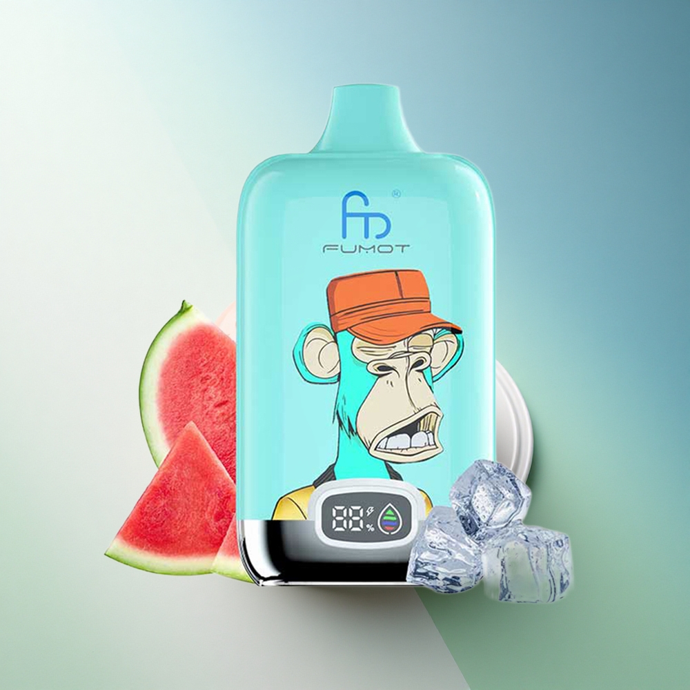 Fumot Tornado Digital Box 12000 Puffs Strawberry Donut Mesh Coil 550mAh