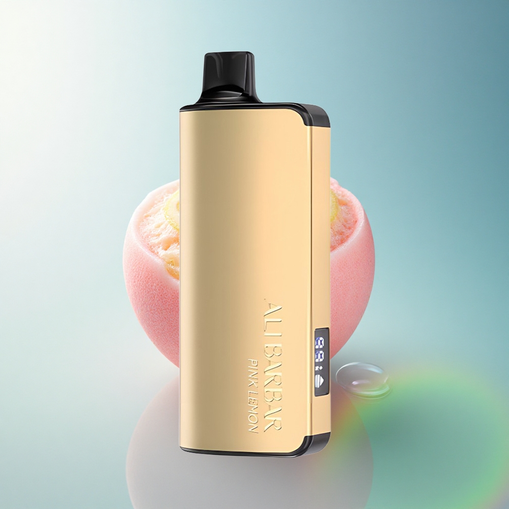 Alibarbar Ingot 9000 Puffs Pink Lemon 2350mAh 22mL Non-Rechargeable