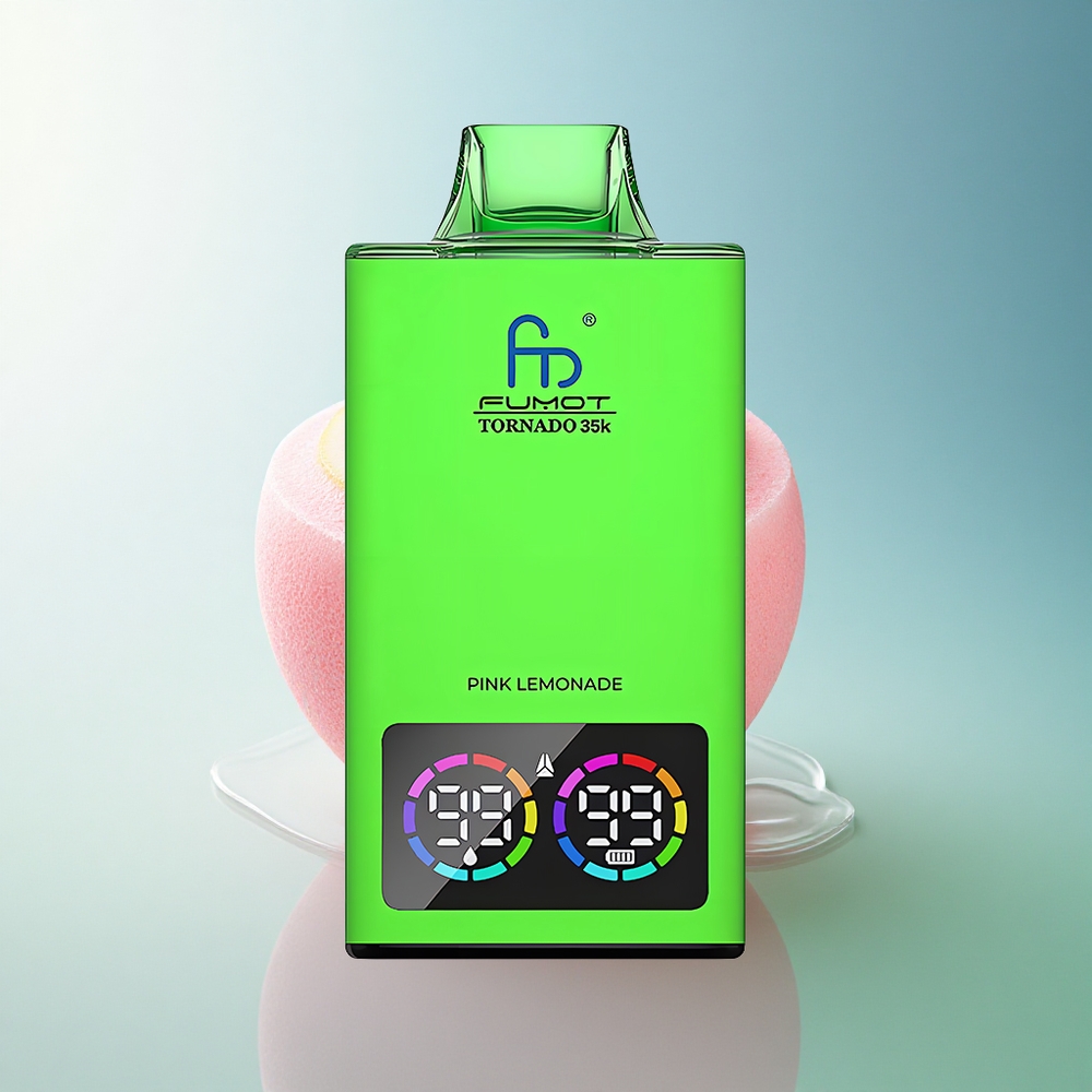 Fumot Tornado 35000 Puffs Pink Lemonade Dual Mesh USB-C 700mAh