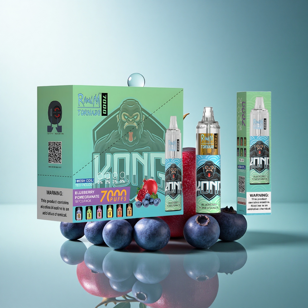 RandM Fumot Tornado 7000 Puffs Blueberry Pomegranate 14ML 850mAh Mesh Coil