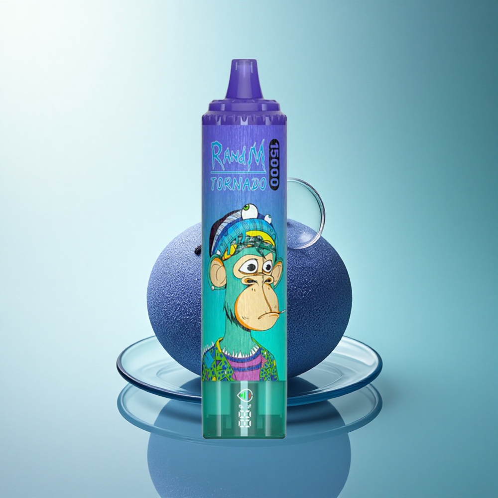 RandM Fumot Tornado 15000 Puffs Blueberry On Ice 25ml 850mAh Mesh Coil