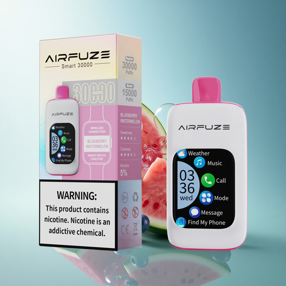 AirFuze Smart 30000 Puffs Blueberry Watermelon 5% Nicotine 900mAh