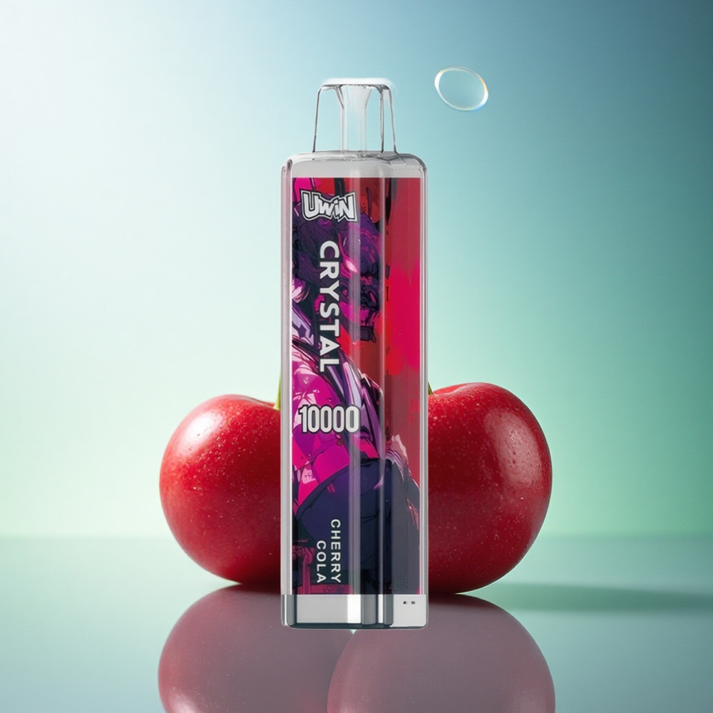 Uwin Crystal 10000 Puffs Cherry Cola RGB 650mAh Rechargeable 18ml