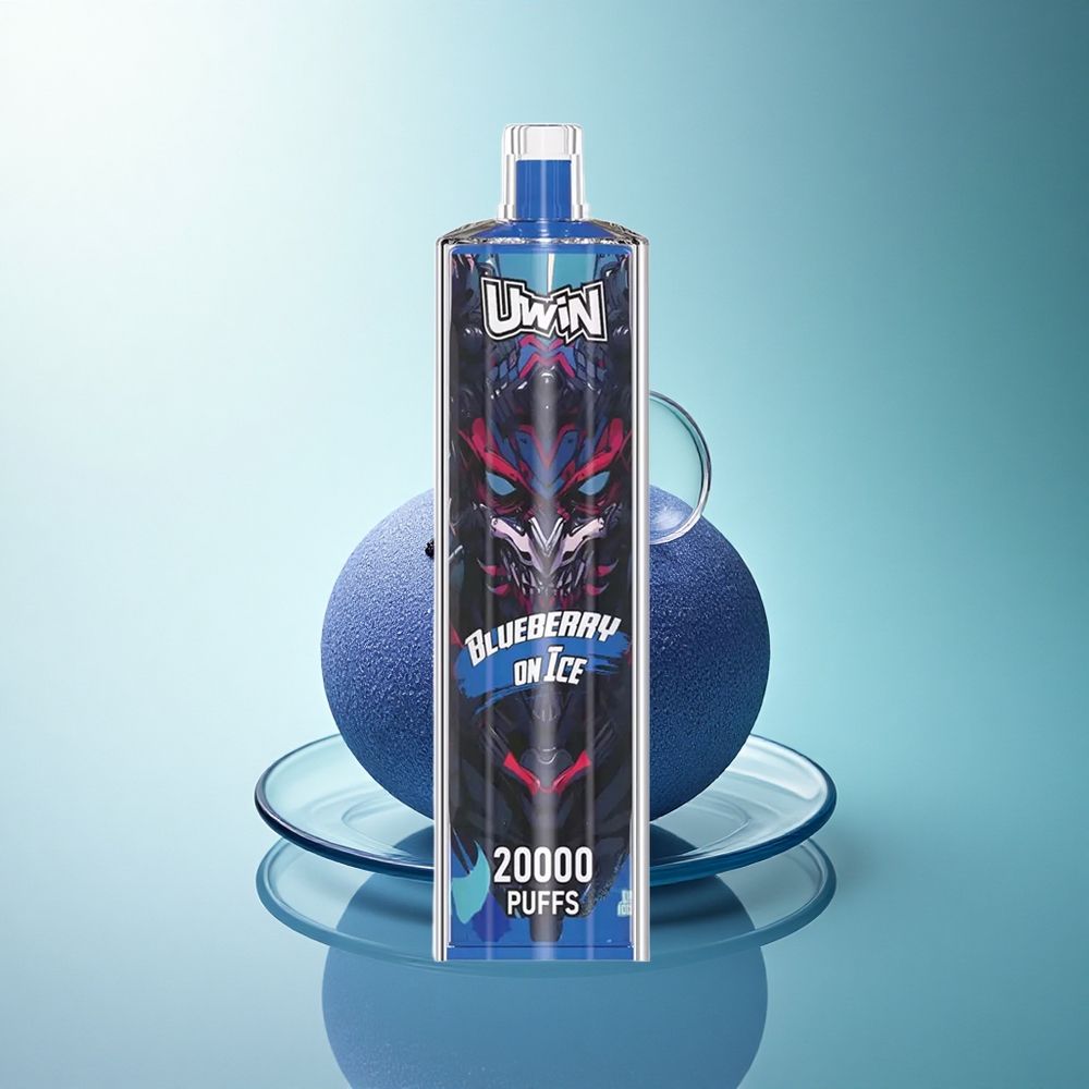 Uwin Shisha Hookah Crystal 20000 Puffs Blueberry On Ice Zero Nicotine