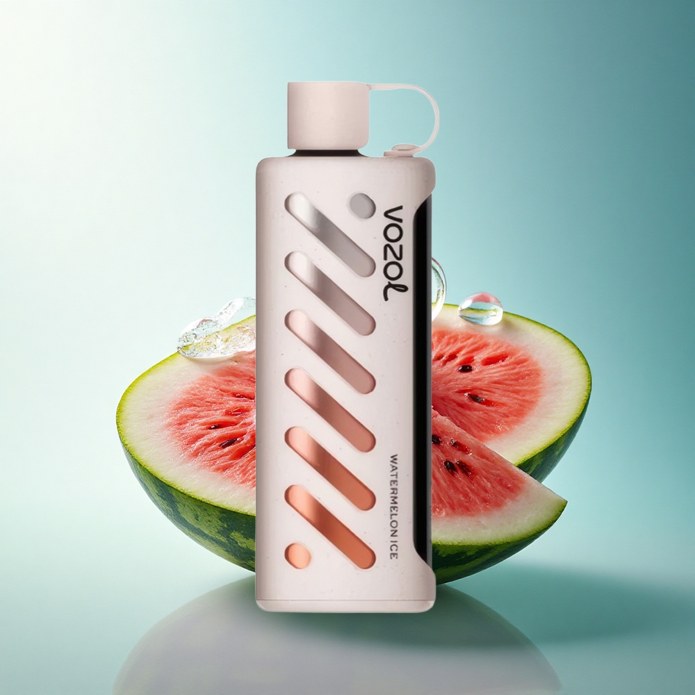 VOZOL Gear Shisha 25000 Puffs Watermelon Ice Dual Mesh 1000mAh 5mg Nicotine