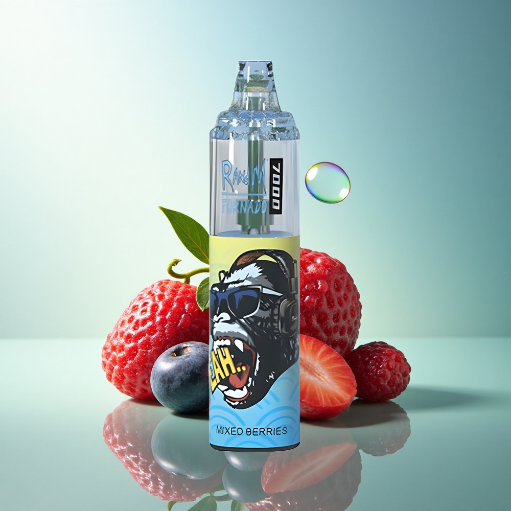 RandM Fumot Tornado 7000 Puffs Mixed Berries Mesh Coil 14ML 5% Nicotine