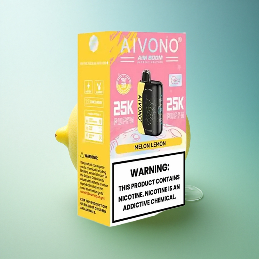 Aivono Aim Boom 25000 Puffs Melon Lemon 28ml Mesh 650mAh