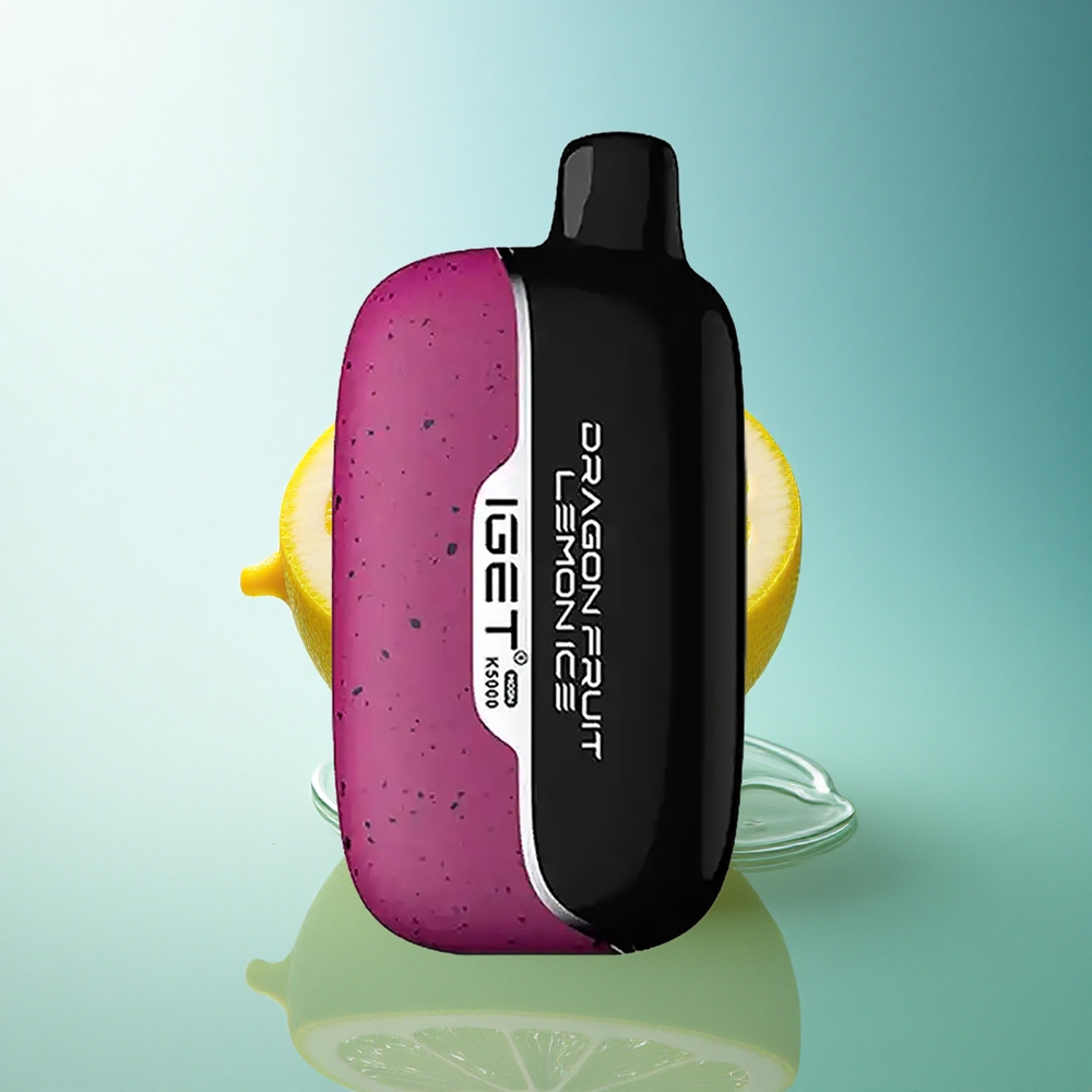 IGET Moon K5000 Puffs Dragon Fruit Lemon Ice 81.5g PC Mesh Coil 1.35 Ohm
