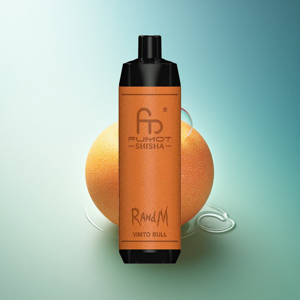 RandM Fumot Shisha 10000 Puffs Vimto Bull 18ml 0.5% Nicotine 850mAh