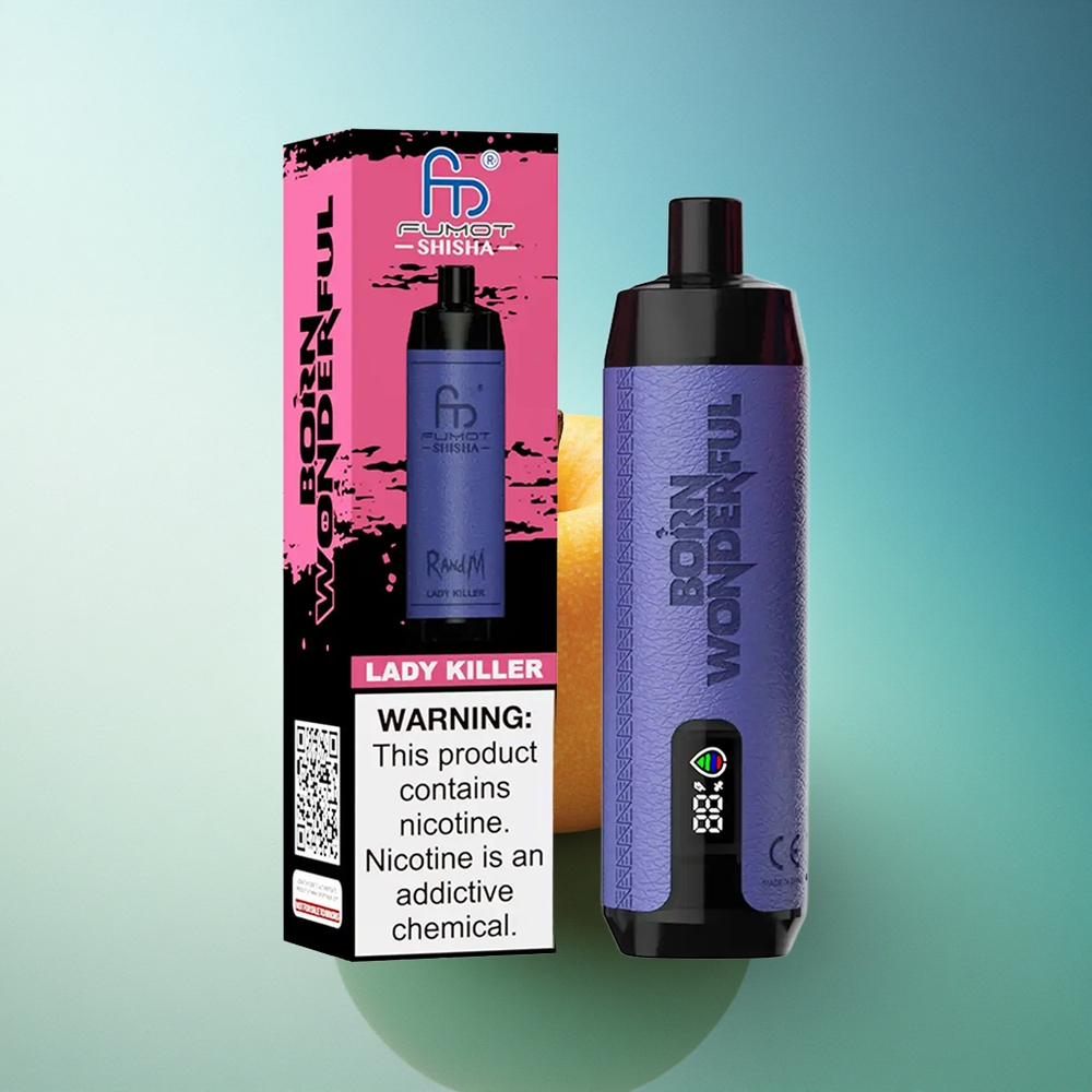 RandM Fumot Shisha 10000 Puffs Lady Killer LED Type-C 850mAh