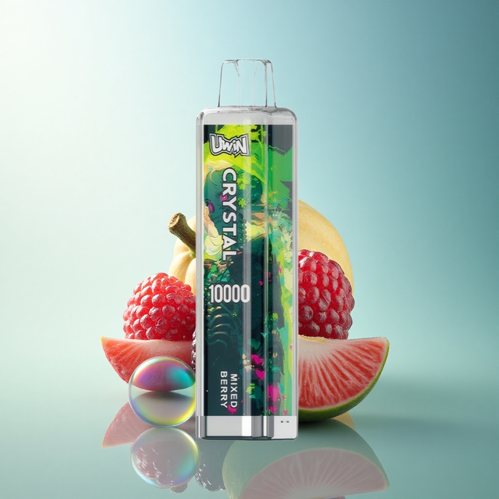 Uwin Crystal 10000 Puffs Mixed Berry RGB 650mAh Type-C 0.8 Ohm Mesh
