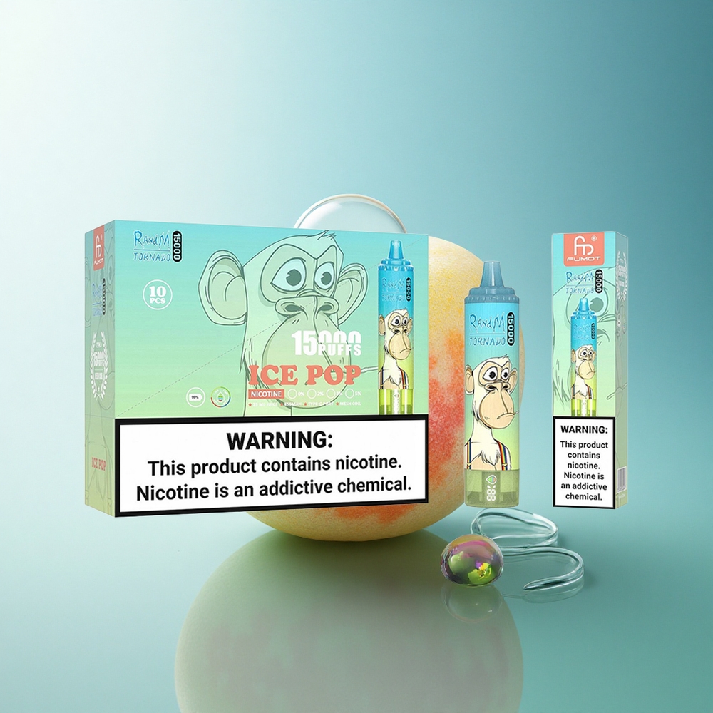 RandM Fumot Tornado 15000 Puffs Ice Pop Mesh 25ml 5% Nicotine