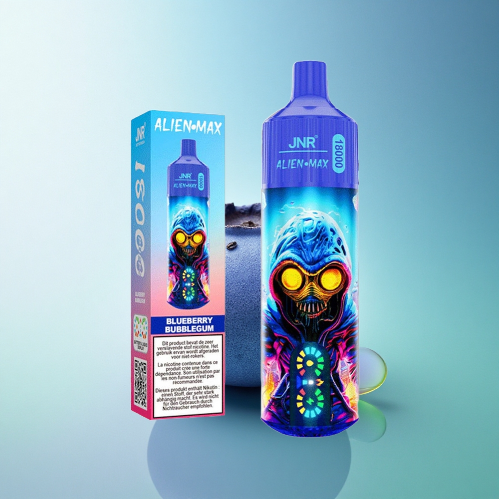 JNR Alien Max 18000 Blueberry Bubblegum Dual Mesh 850mAh