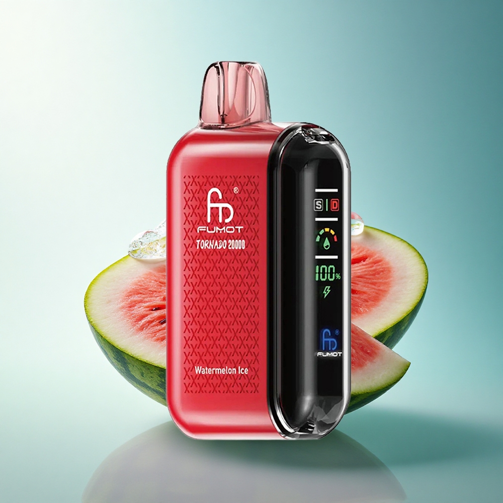 Fumot Tornado 20000 Puffs Watermelon Ice Dual Mesh Coil 850mAh