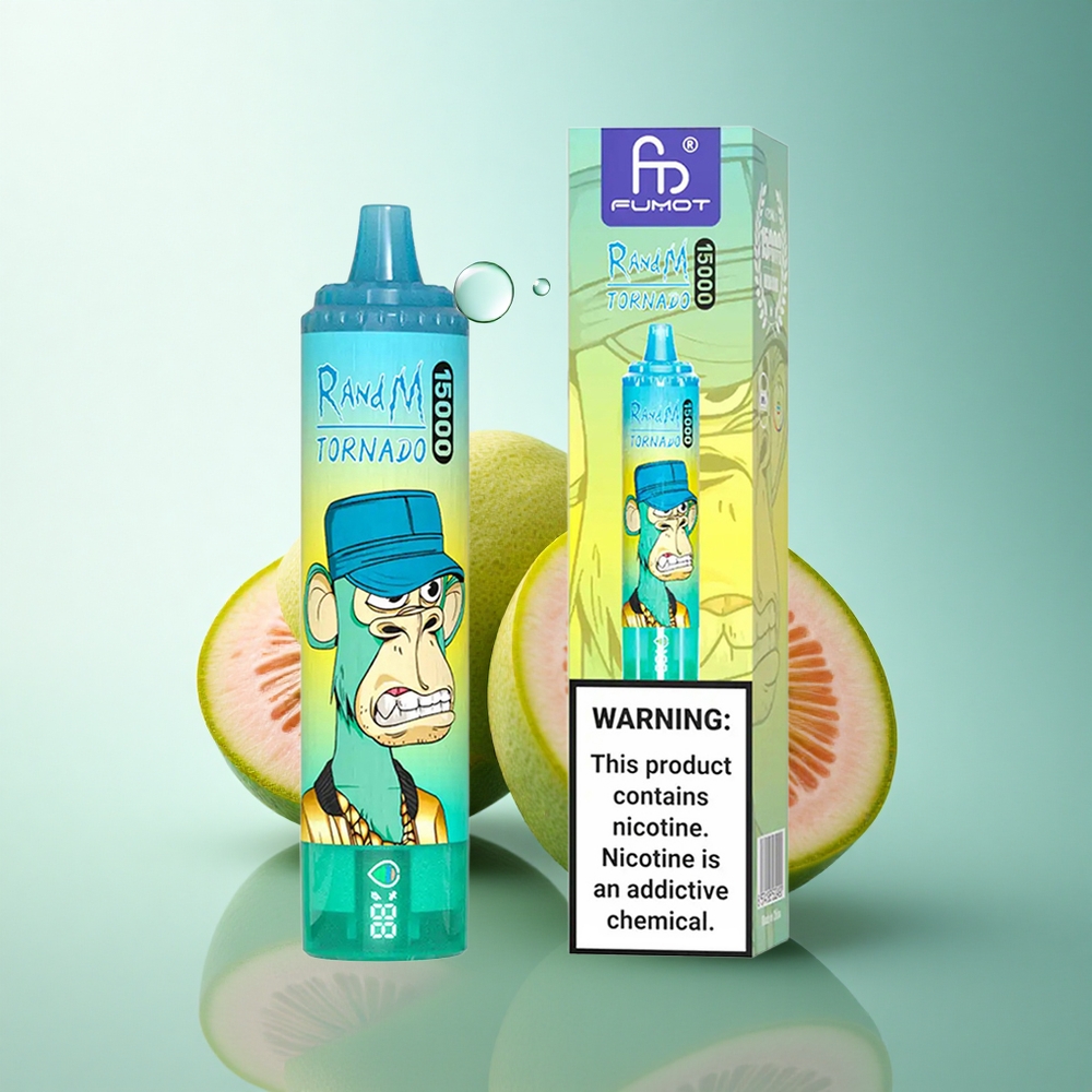 RandM Fumot Tornado 15000 Puffs Kiwi Passion Fruit Guava 25ml 850mAh Mesh Coil