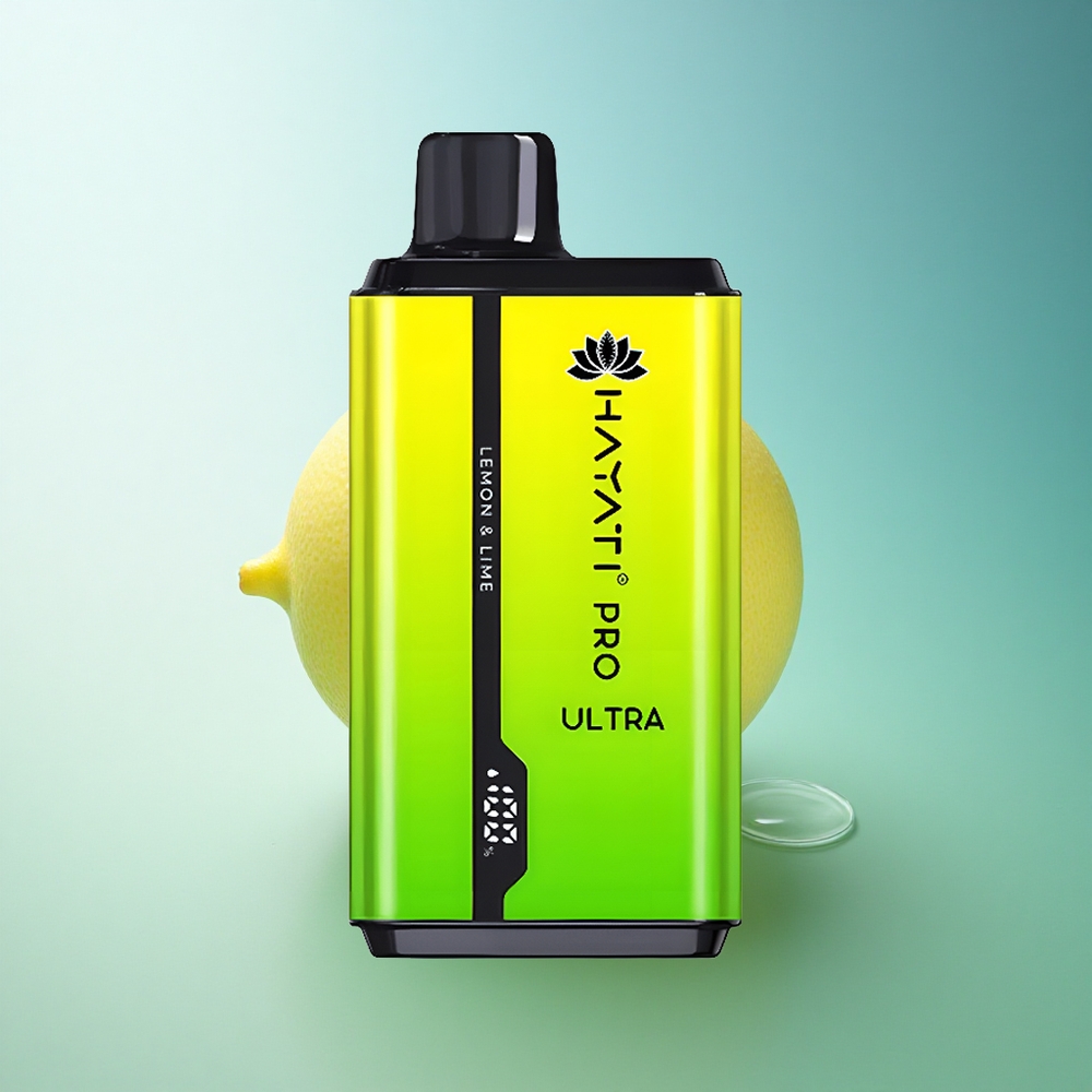 Hayati Pro Ultra 15000 Puffs Lemon & Lime 850mAh 2% Nicotine