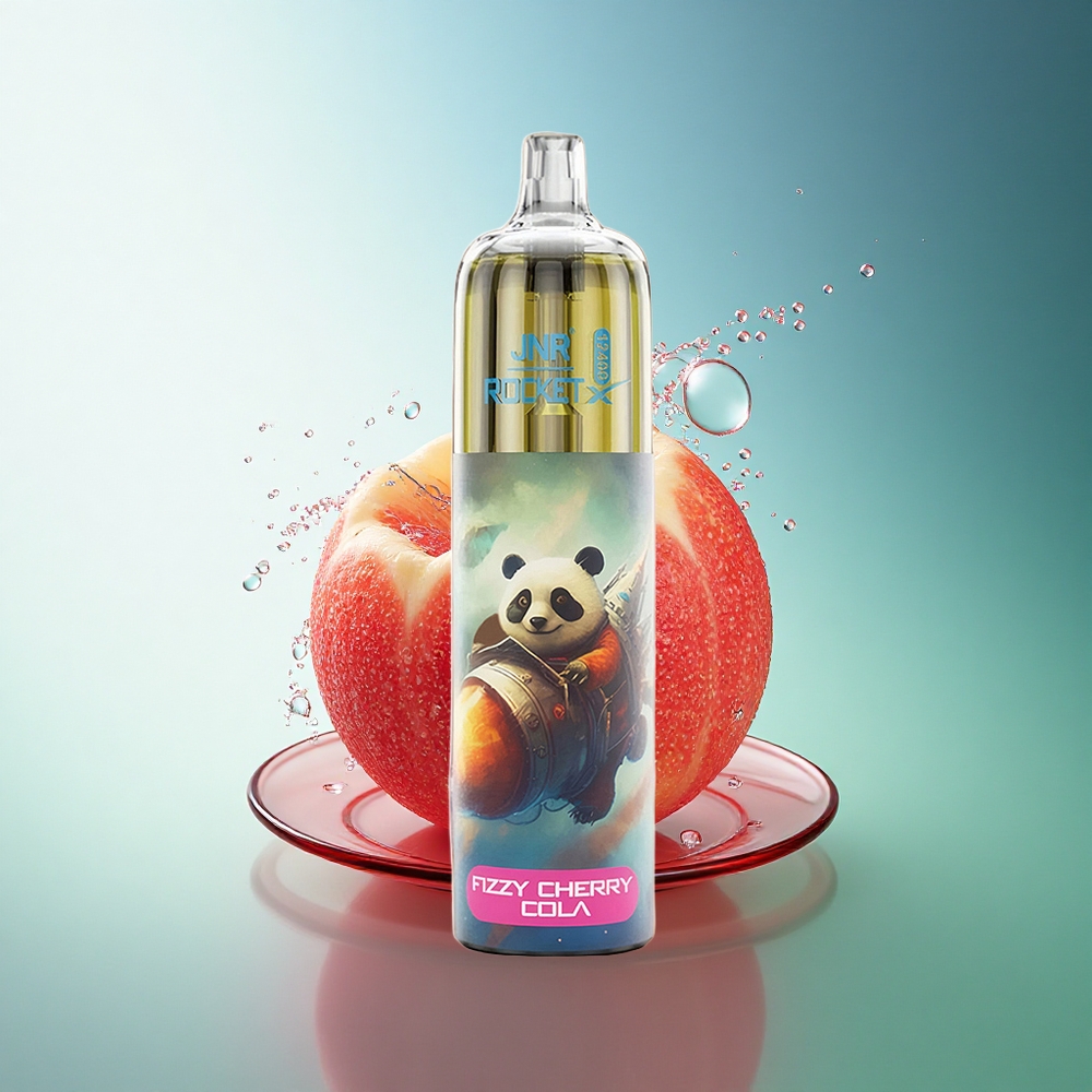 JNR Rocket-X 12400 Fizzy Cherry Cola Adjustable Airflow RGB Lights 1.2ohm Mesh Coil