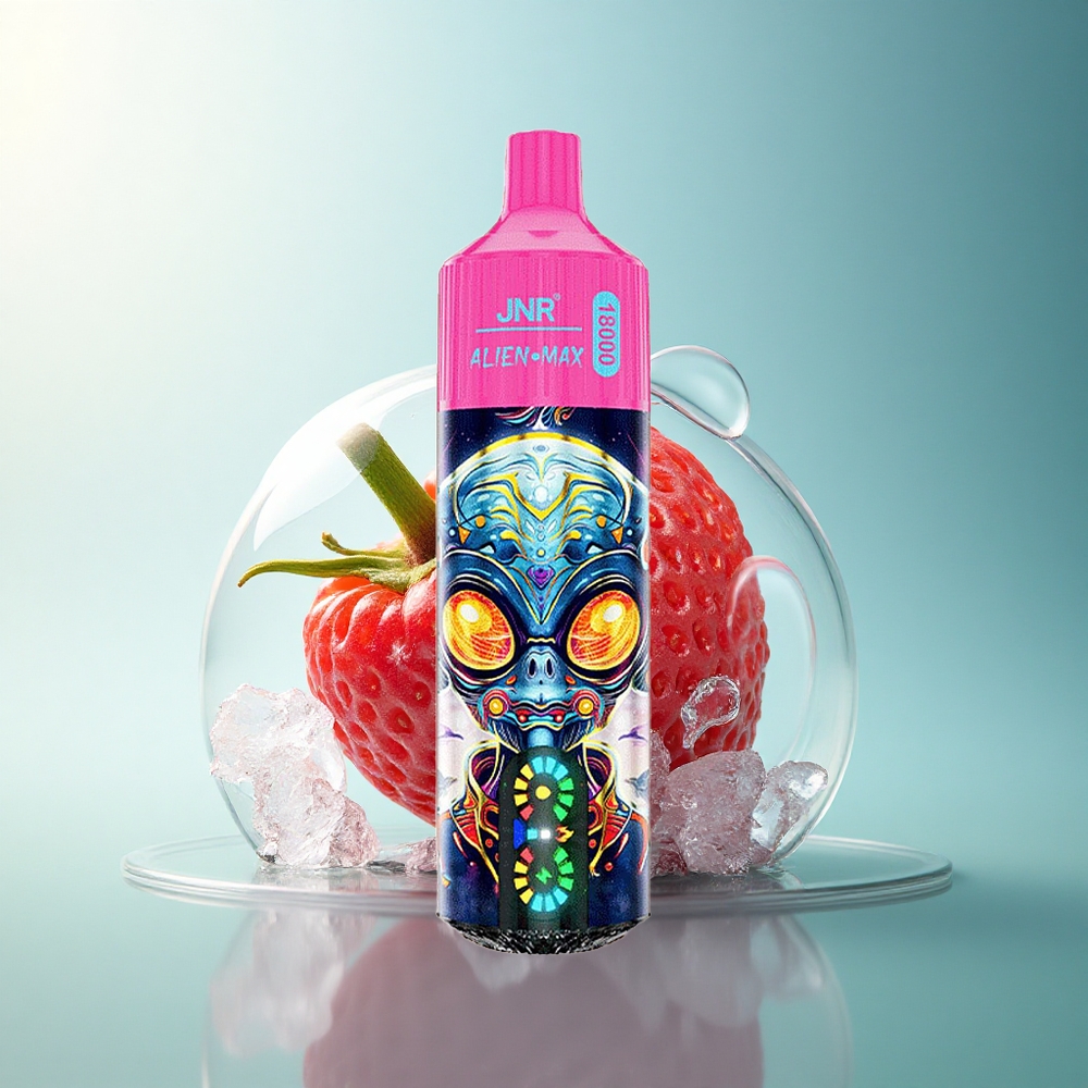 JNR Alien Max 18000 Strawberry Ice Dual Mesh 850mAh