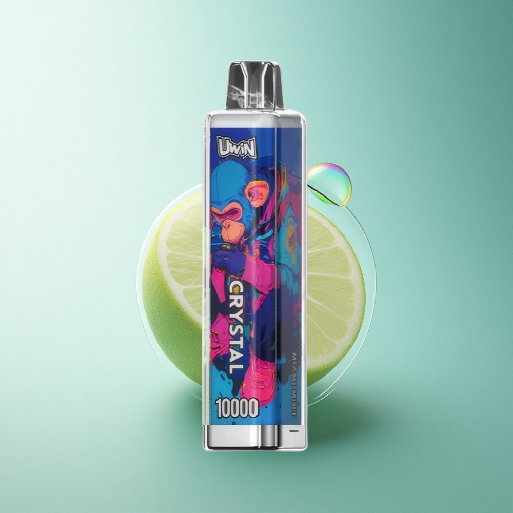 Uwin Crystal 10000 Puffs Miami Mint RGB 650mAh Rechargeable 18ml