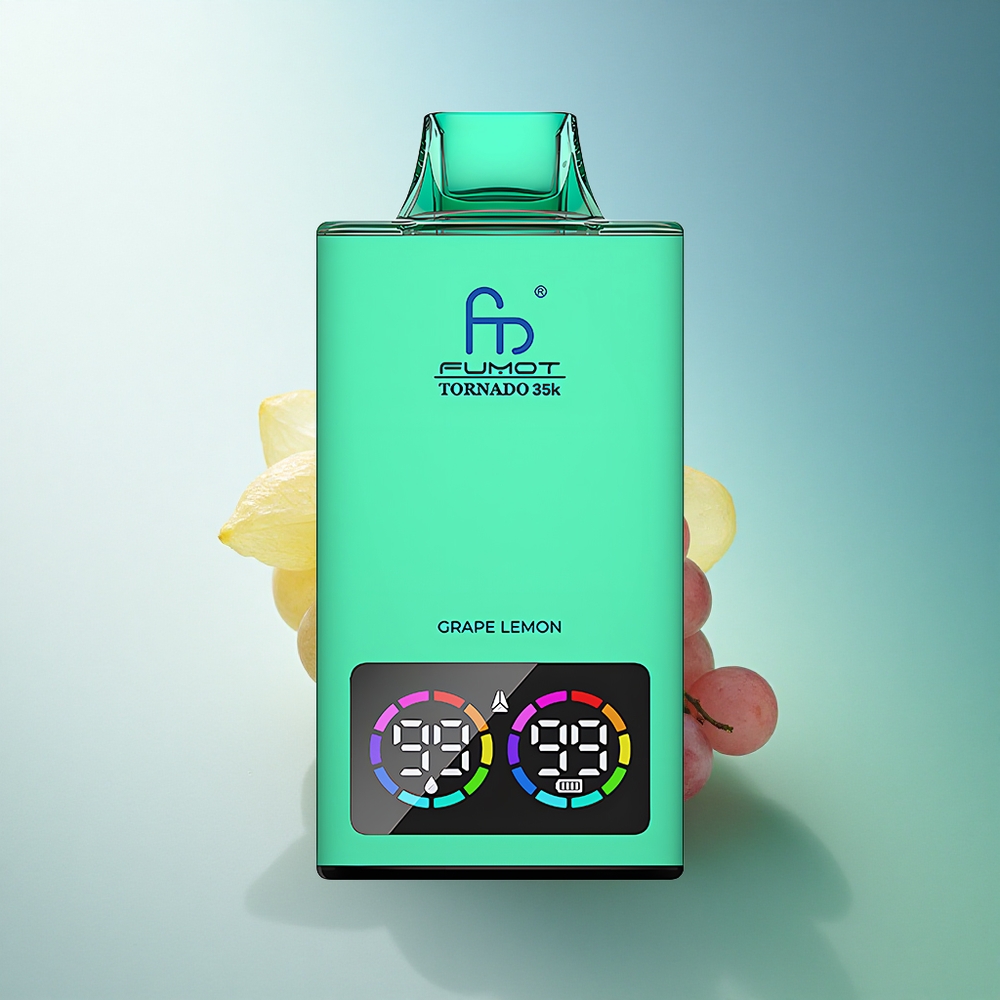 Fumot Tornado 35000 Puffs Grape Lemon Dual Mesh 15ml 700mAh