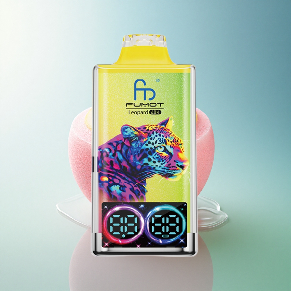 Fumot Leopard 40K Puffs Pink Lemonade Dual Mesh 5% Nicotine 700mAh