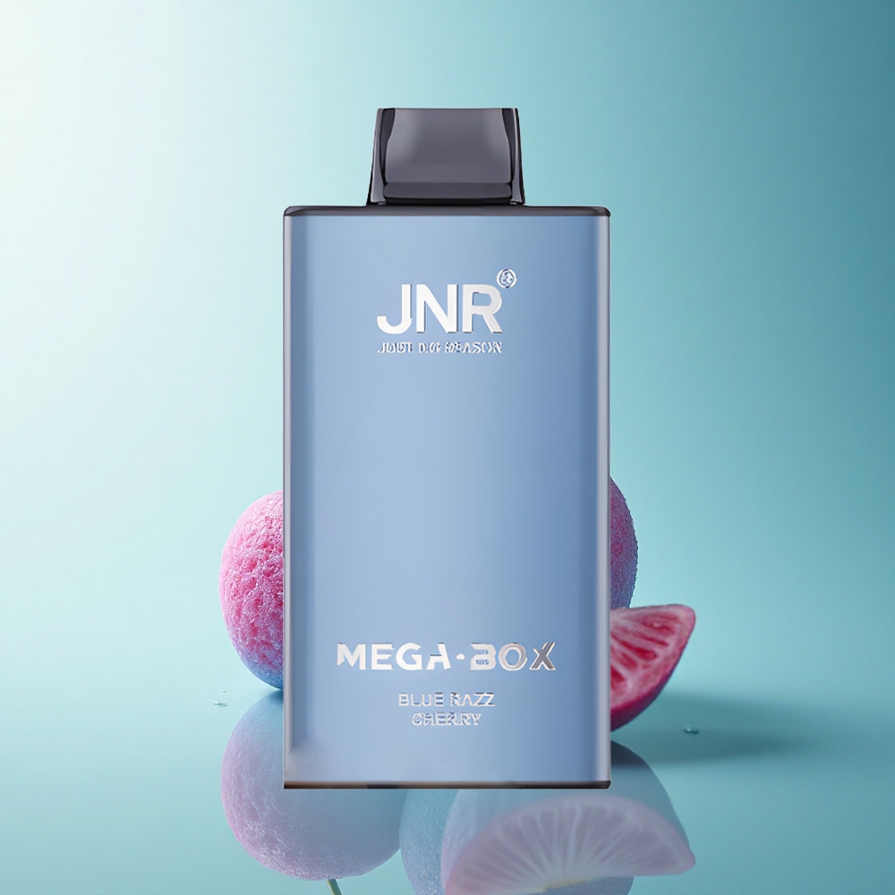 JNR Mega Box 25000 Blue Razz Cherry Dual Mesh 850mAh 2% Nicotine