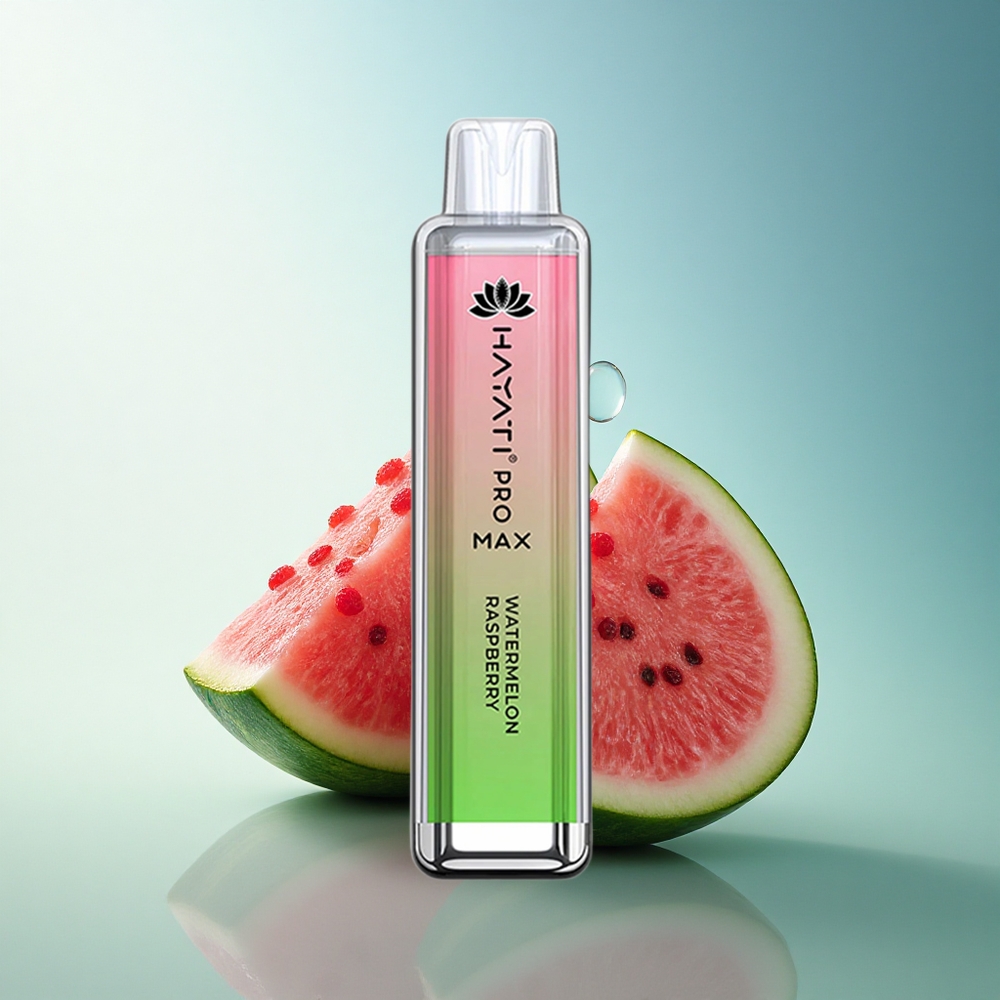 Hayati Pro Max 4000 Puffs Watermelon Raspberry Rechargeable 1400mAh Dual Mesh 2ml