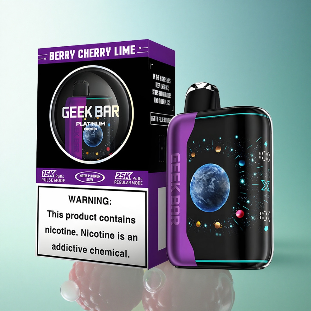 GEEK BAR Platinum Edition 25000 Puffs Berry Cherry Lime 20mL 2% Nicotine