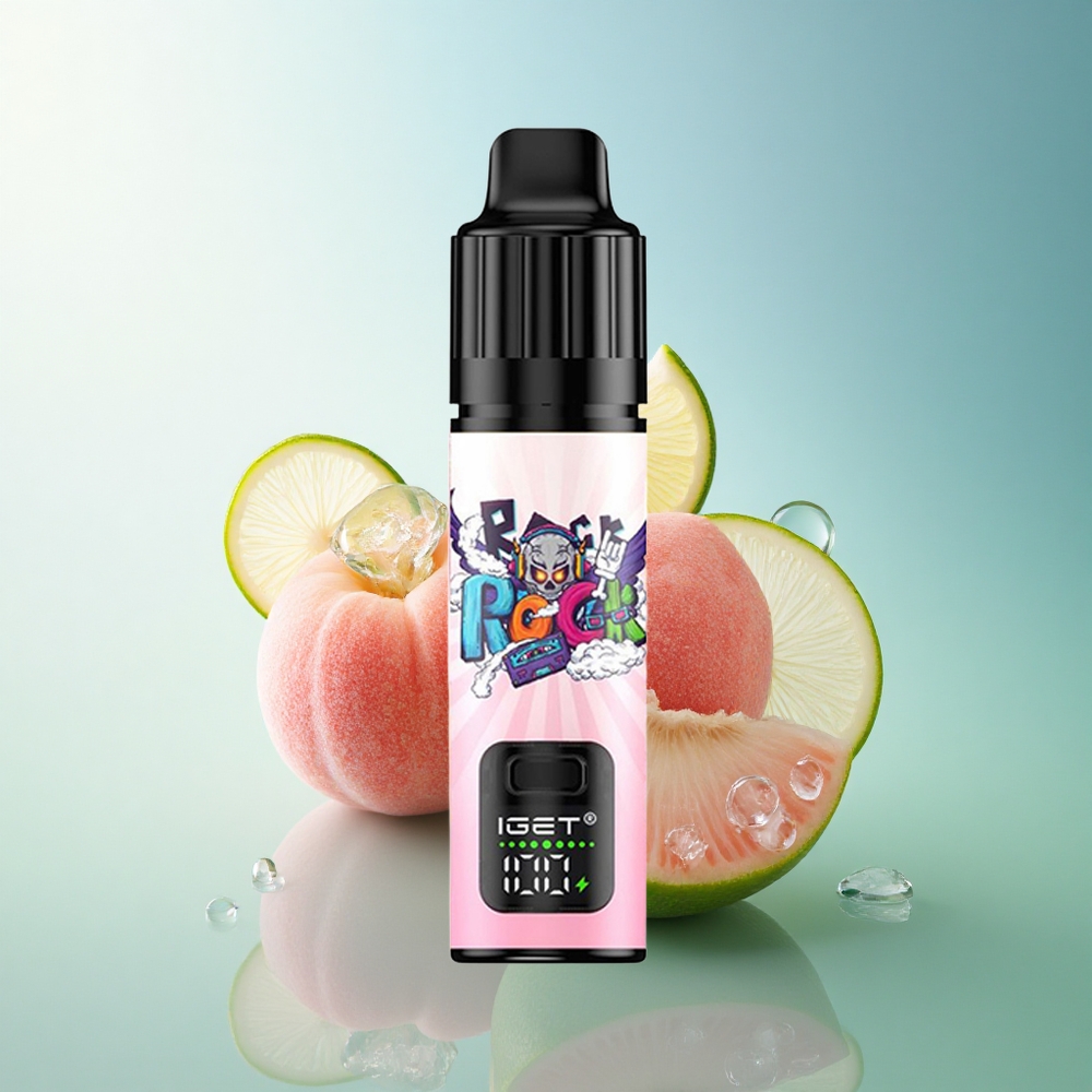 IGET BAR PLUS S3 POD 10000 Puffs Peach Lychee Lime Ice 50mg Nicotine 950mAh