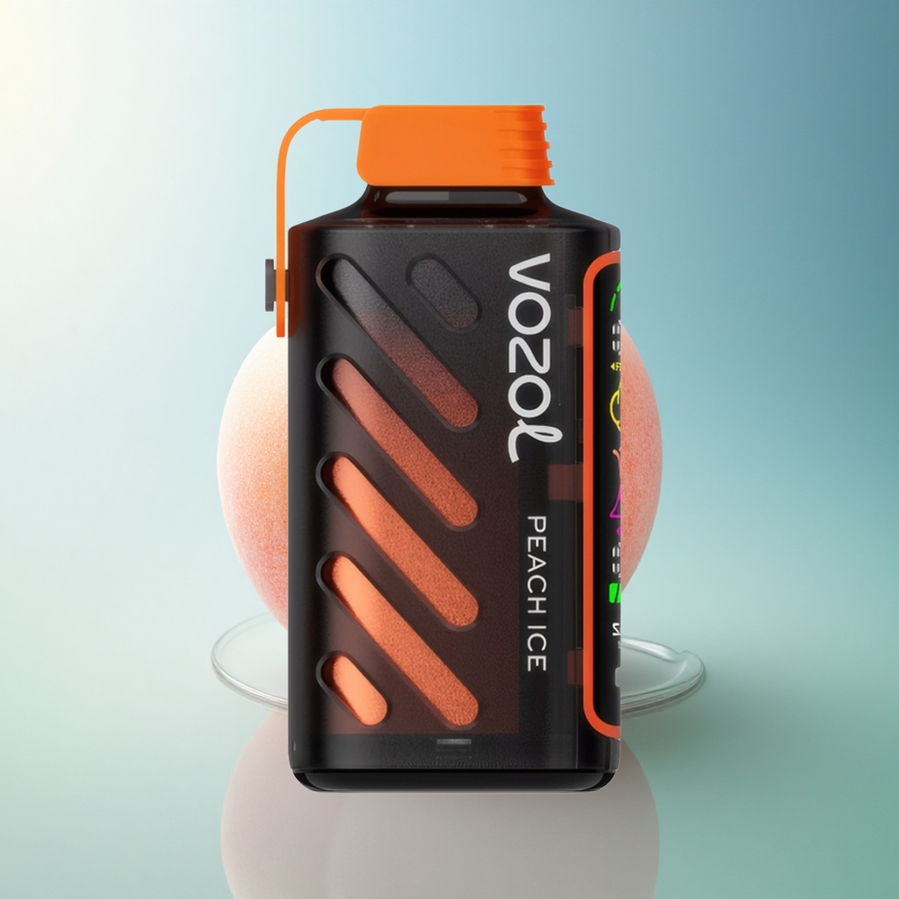 VOZOL Gear Power 20000 Puffs Peach Ice Dual Mesh 20mL 5% Nicotine