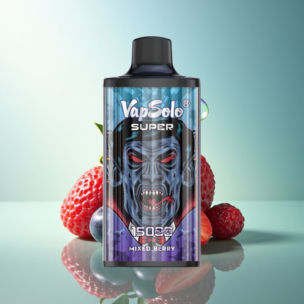 Vapsolo Super 15000 Puffs Mixed Berries 40ml 850mAh Type-C
