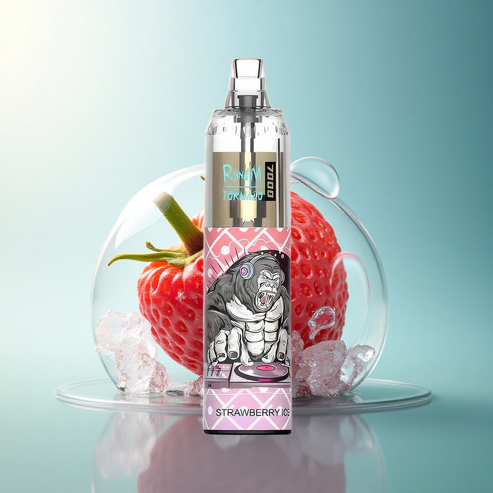 RandM Fumot Tornado 7000 Puffs Strawberry Ice Mesh Coil 850mAh