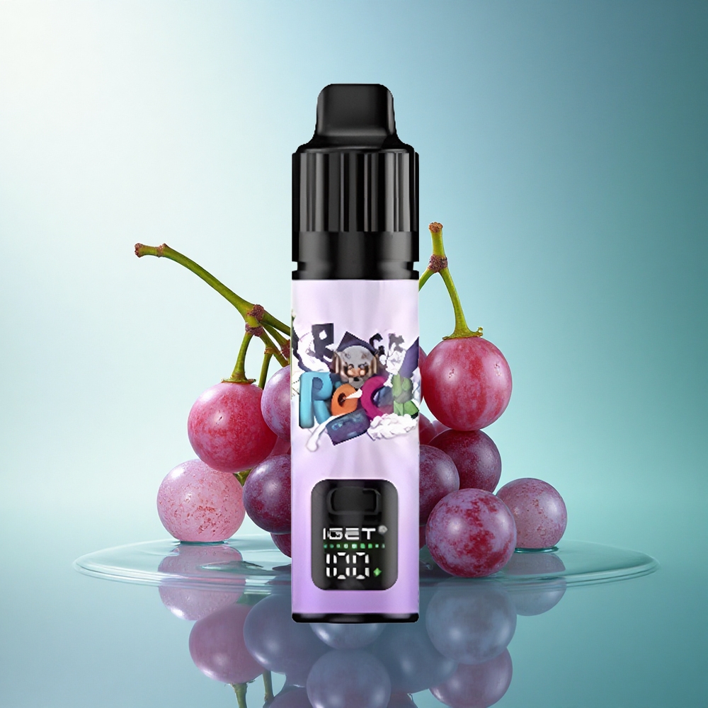 IGET BAR PLUS S3 POD 10000 Puffs Grape Ice 50mg Nicotine 950mAh