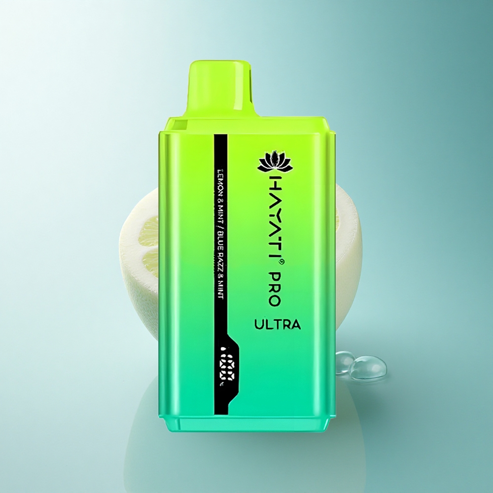 Hayati Pro Ultra 15000 Puffs Lemon & Mint Blue Razz & Mint 850mAh 24ml