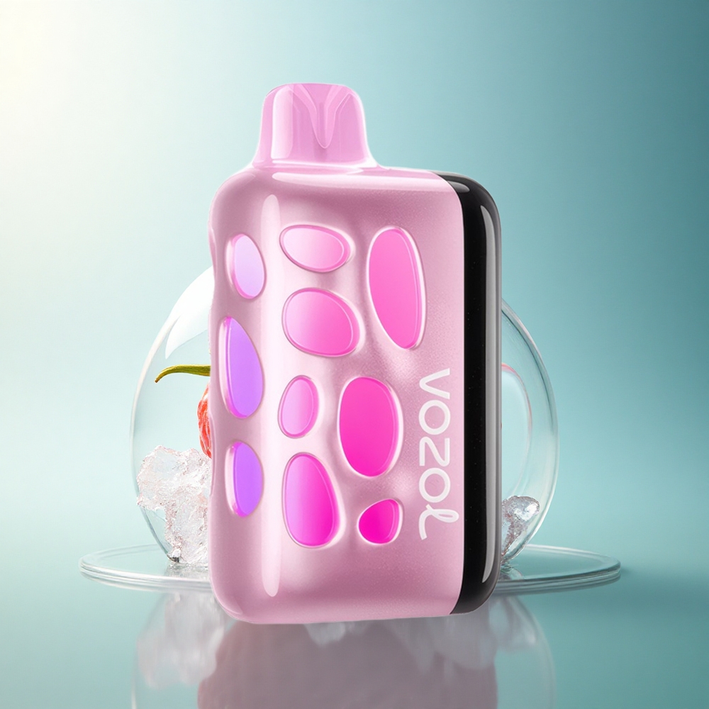 VOZOL RAVE 40000 Puffs Strawberry Ice Glow 1000mAh Nicotine 20mg