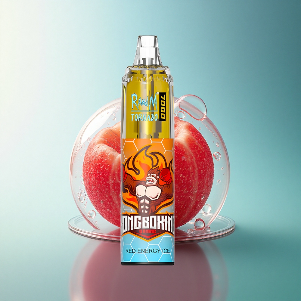 RandM Fumot Tornado 7000 Puffs Red Energy Ice 14ML Mesh Coil 850mAh