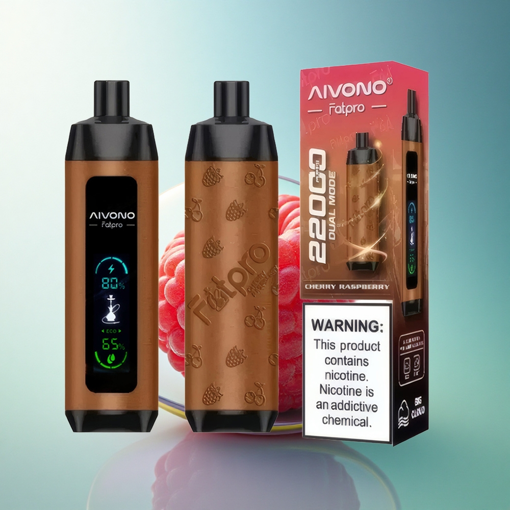 Aivono Aim Fatpro 22000 Puffs Cherry Raspberry 28ml 600mAh 0.6ohm