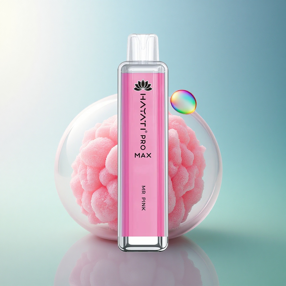 Hayati Pro Max 4000 Puffs Mr Pink Dual Mesh 1400mAh Disposable Vape