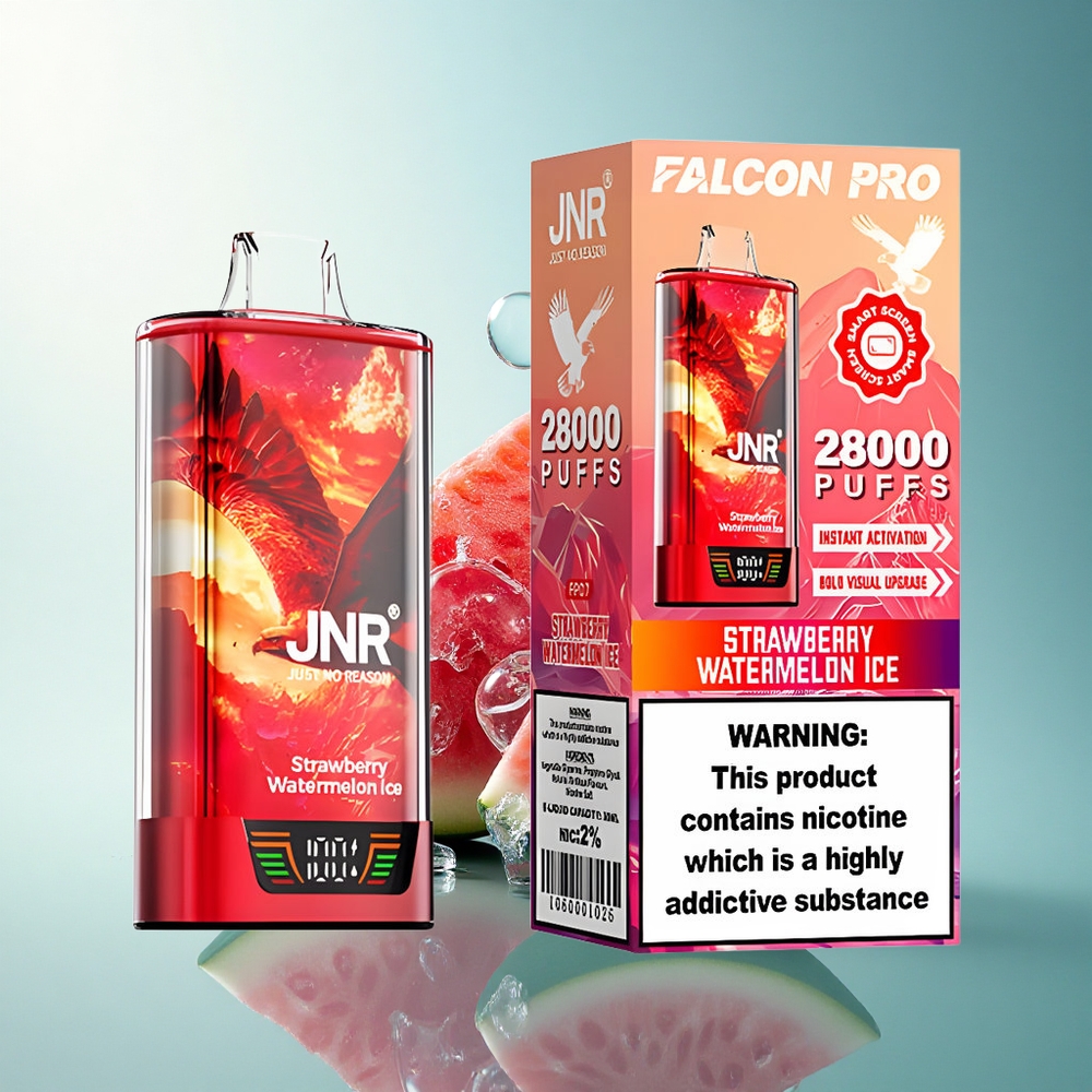 JNR Falcon Pro 28000 Strawberry Watermelon Ice 950mAh Dual Mesh 30ml