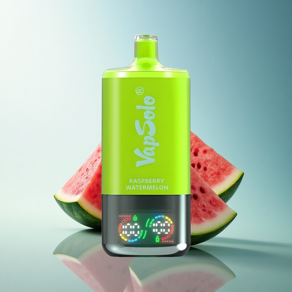 Vapsolo Triple 30000 Puffs Raspberry Watermelon Triple Tank 40ml Nicotine
