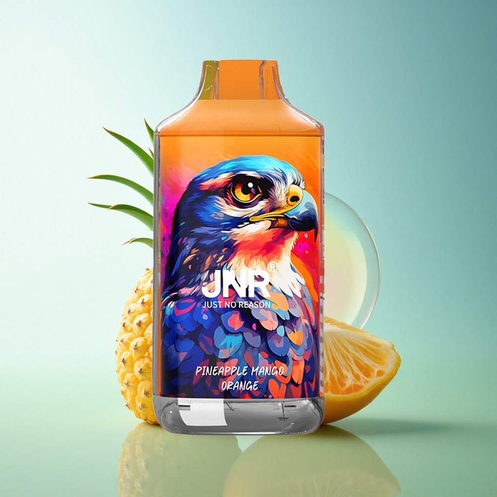 JNR Falcon 16000 Pineapple Mango Orange Dual Mesh Coil 850 mAh 22ml Nicotine 0% 2%