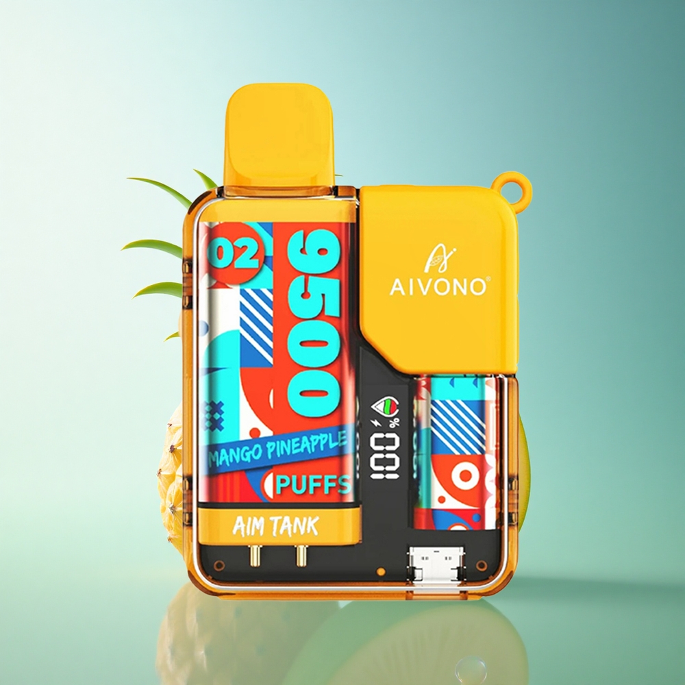 Aivono Aim Tank 9500 Puffs Mango Pineapple 650mAh 5% Nicotine