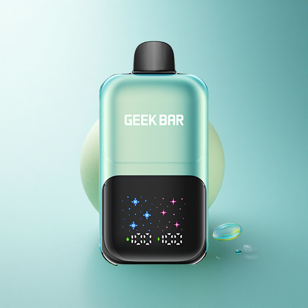 GEEK BAR 2GO 20ml 50000 Puffs Cool Mint Ice Dual Tank Rechargeable 5% Nicotine