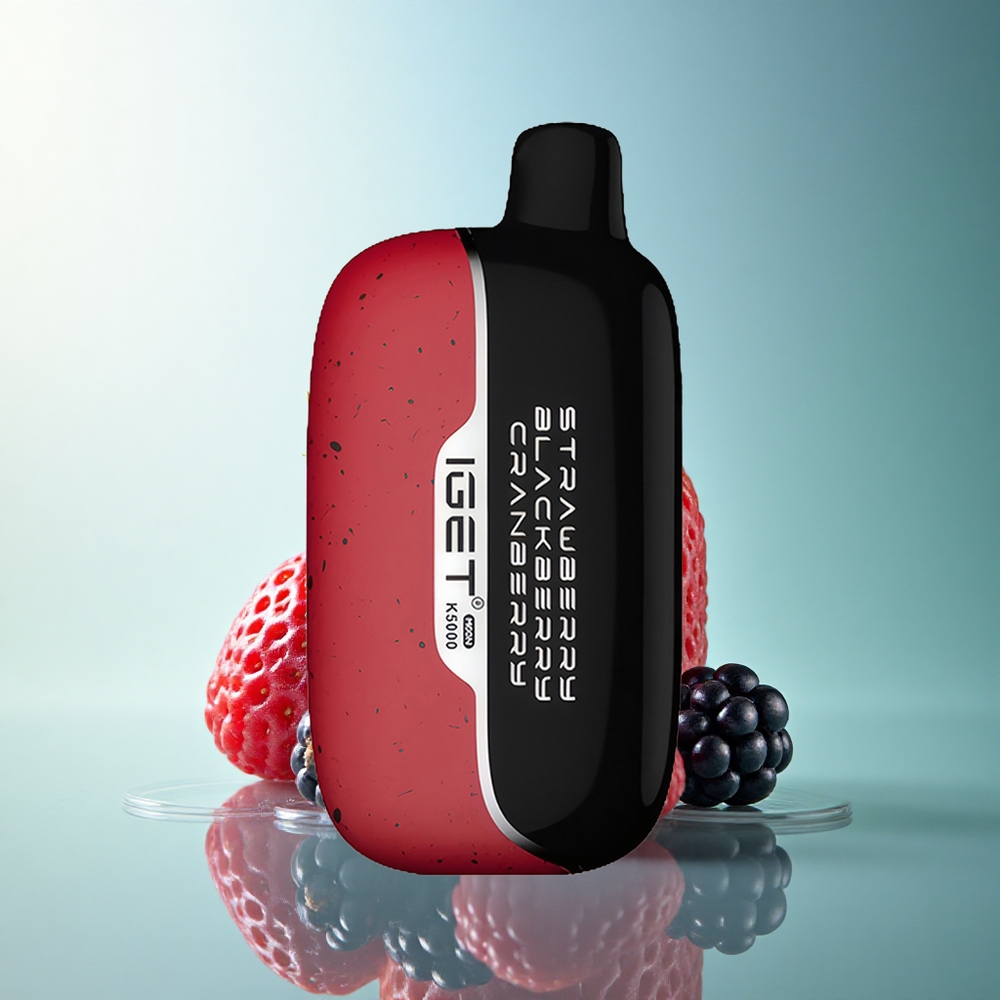 IGET Moon K5000 Puffs Strawberry Blackberry Cranberry PC Mesh Coil 1.35 Ohm