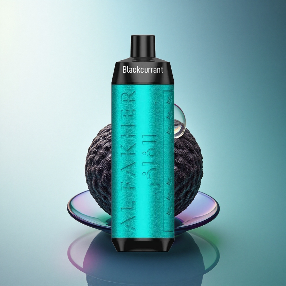 Al Fakher Crown Bar 8000 Crystal Black Currant Ice 600mAh USB-C Compact