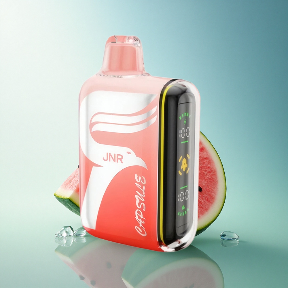 JNR Capsule 15000 Watermelon Brazz Ice Dual Mesh Coil 850mAh 5% Nicotine