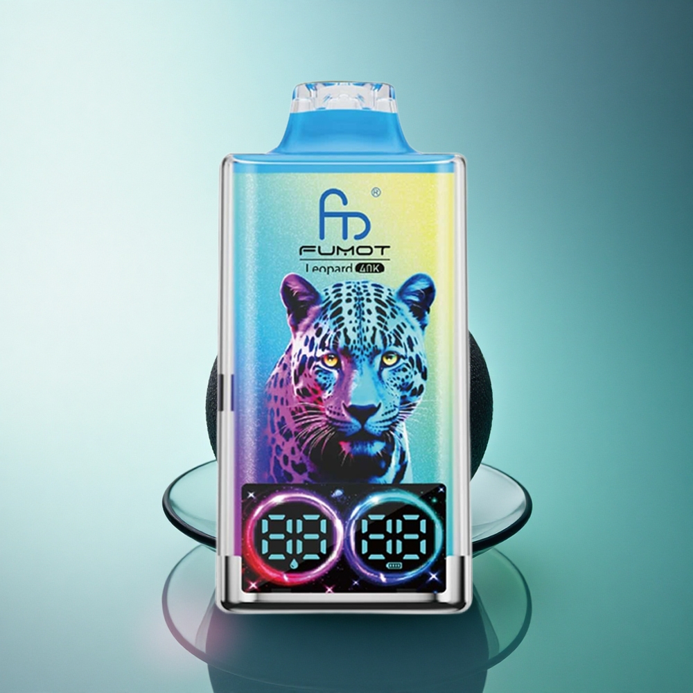 Fumot Leopard 40K Puffs Black Dragon Ice 5% Nicotine Dual Mesh