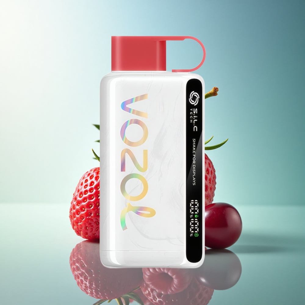VOZOL STAR 9000/12000 Puffs Strawberry Raspberry Cherry Recycled 650mAh