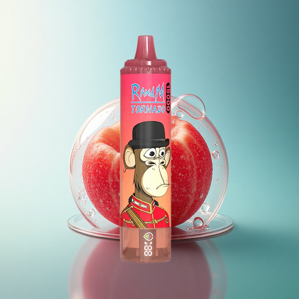 RandM Fumot Tornado 15000 Puffs Red Energy Ice Mesh Coil 25ml