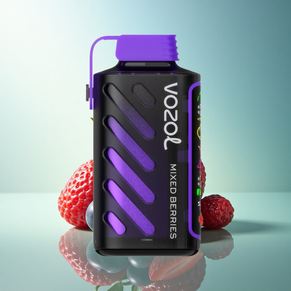 VOZOL Gear Power 20000 Puffs Mixed Berries Dual Mesh Coil 20mL 5% Nicotine